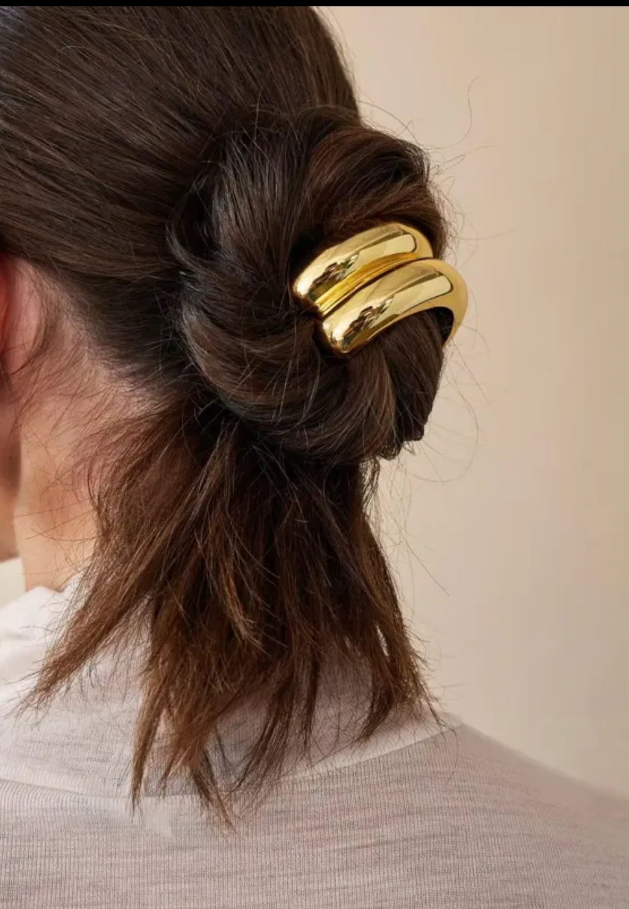 Metal ponytail hair cuff for Girls and Women