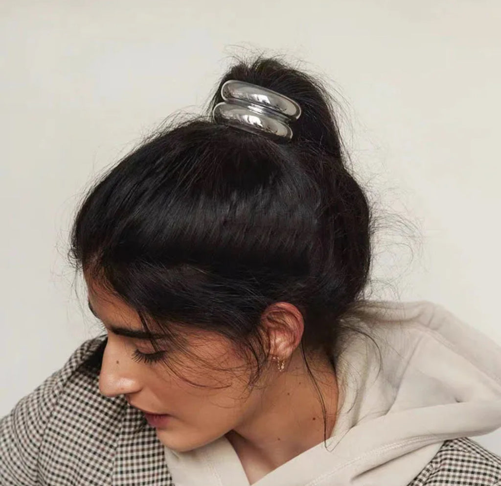 Metal ponytail hair cuff for Girls and Women